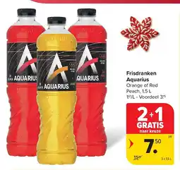 Carrefour Frisdranken Aquarius aanbieding