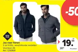 Carrefour Jas voor heren aanbieding