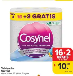Carrefour Toiletpapier Cosynel aanbieding