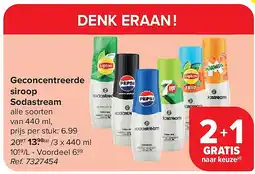 Carrefour Geconcentreerde siroop Sodastream aanbieding