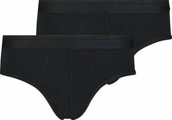 HEMA HEMA Herenslips Real Lasting Cotton - 2 Stuks Donkerblauw (donkerblauw) aanbieding
