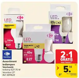 Carrefour Assortiment ledlampen aanbieding
