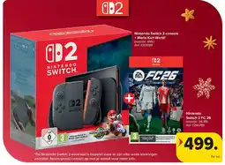 Carrefour Nintendo Switch 2-console + Mario Kart World* + Nintendo Switch 2 FC 26 aanbieding