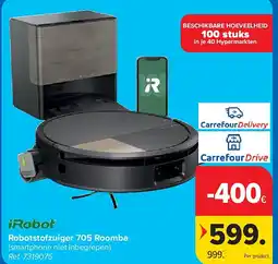 Carrefour Robotstofzuiger 705 Roomba aanbieding