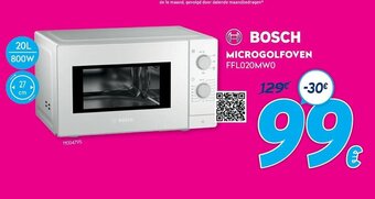 Krëfel Bosch Microgolfoven FFL020MW0 20L aanbieding