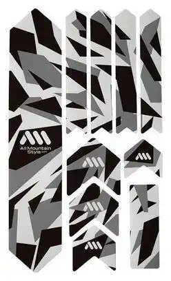 Decathlon All Mountain Style Honeycomb XL Frame Protection Kit 10 stuks - Digital Camo aanbieding