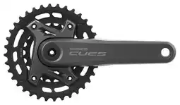 Decathlon Shimano Cues FC-U6000-2B Crankset 36/22T 9/10/11S Zwart aanbieding
