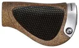 Decathlon Ergon GP1 BioKork Gripshift handvatten Bruin Zwart aanbieding