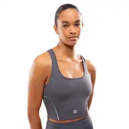 Decathlon Dames hardloop-bh Angkor Dark Gray Grijs aanbieding