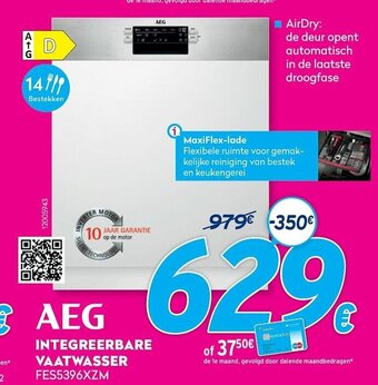 Krëfel AEG Integreerbare vaatwasser FES5396XZM aanbieding