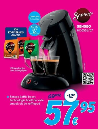 Krëfel Senseo HD6553/67 aanbieding