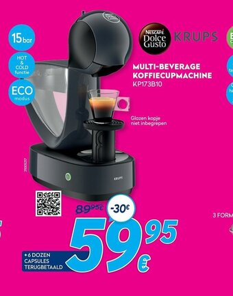 Krëfel Krups Multi-beverage koffiecupmachine KP173B10 aanbieding