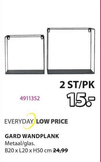Jysk Gard Wandplank aanbieding