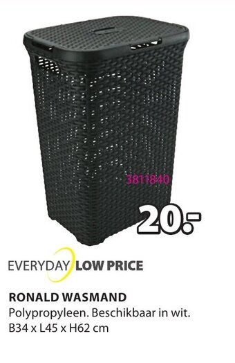 Jysk Ronald Wasmand aanbieding