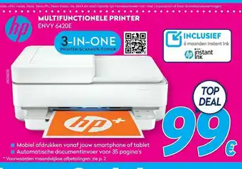 Krëfel HP Multifunctionele printer envy 6420E 3-in-one aanbieding