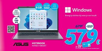 Krëfel Asus Notebook X415EA-EB525T aanbieding