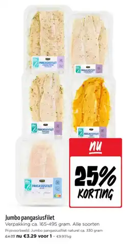 Jumbo Jumbo pangasiusfilet aanbieding