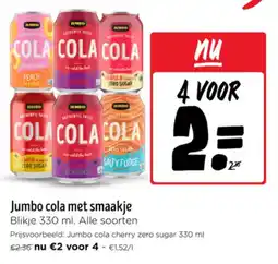 Jumbo Jumbo cola met smaakje aanbieding