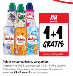 Jumbo Robijn wasverzachter & wasparfum aanbieding