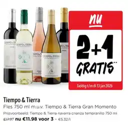 Jumbo Tiempo & Tierra aanbieding