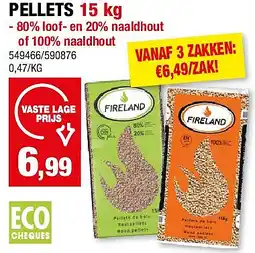 Hubo PELLETS 15 kg aanbieding