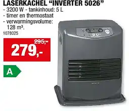 Hubo LASERKACHEL “INVERTER 5026” aanbieding