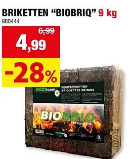 Hubo BRIKETTEN “BIOBRIQ” 9 kg aanbieding