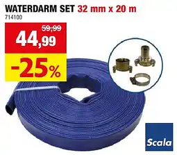 Hubo WATERDARM SET 32 mm x 20 m aanbieding