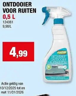 Hubo ONTDOOIER VOOR RUITEN 0,5 L aanbieding