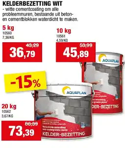 Hubo KELDERBEZETTING WIT aanbieding