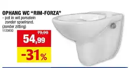 Hubo OPHANG WC “RIM-FORZA” aanbieding