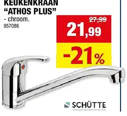 Hubo KEUKENKRAAN “ATHOS PLUS” aanbieding