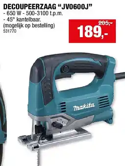 Hubo DECOUPEERZAAG “JV0600J” aanbieding