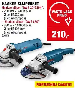 Hubo HAAKSE SLIJPERSET aanbieding