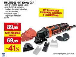 Hubo MULTITOOL “MT300KA-QS” aanbieding