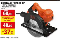 Hubo CIRKELZAAG “CS1200-QS” aanbieding