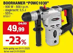 Hubo BOORHAMER “POWC1030” aanbieding