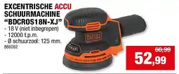 Hubo EXCENTRISCHE ACCU SCHUURMACHINE “BDCROS18N-XJ” aanbieding