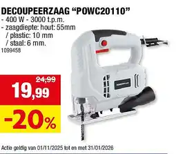 Hubo DECOUPEERZAAG “POWC20110” aanbieding