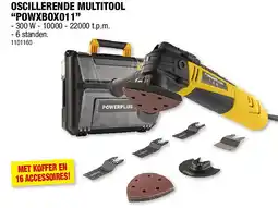 Hubo OSCILLERENDE MULTITOOL “POWXBOX011” aanbieding