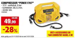 Hubo COMPRESSOR “POWX1707” aanbieding