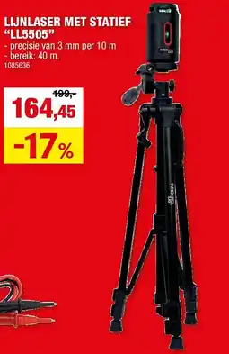 Hubo LIJNLASER MET STATIEF “LL5505” aanbieding