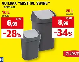 Hubo VUILBAK “MISTRAL SWING” aanbieding