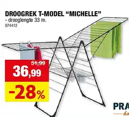 Hubo DROOGREK T-MODEL “MICHELLE” aanbieding