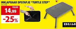 Hubo INKLAPBAAR OPSTAPJE “TURTLE STEP” aanbieding