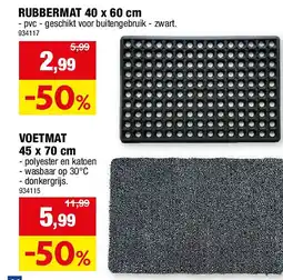 Hubo RUBBERMAT 40 x 60 cm aanbieding