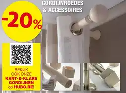 Hubo GORDIJNROEDES & ACCESSOIRES aanbieding