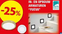 Hubo IN- EN OPBOUW ARMATUREN “FUEVA” aanbieding