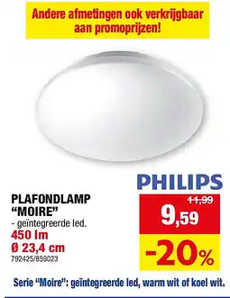 Hubo PLAFONDLAMP “MOIRE” aanbieding