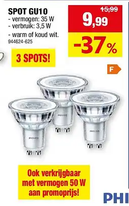 Hubo SPOT GU10 aanbieding